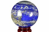 Polished Lapis Lazuli Sphere - Pakistan #149366-1